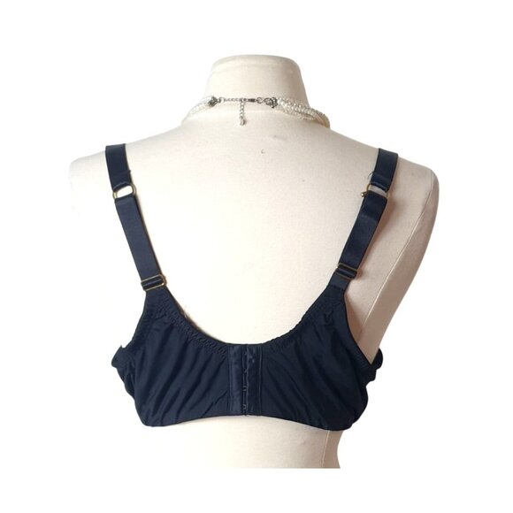 City Chic Women's 44DD Bra Black Lace Plunge Lightly Lined Underwire Everyday - Picture 3 of 6